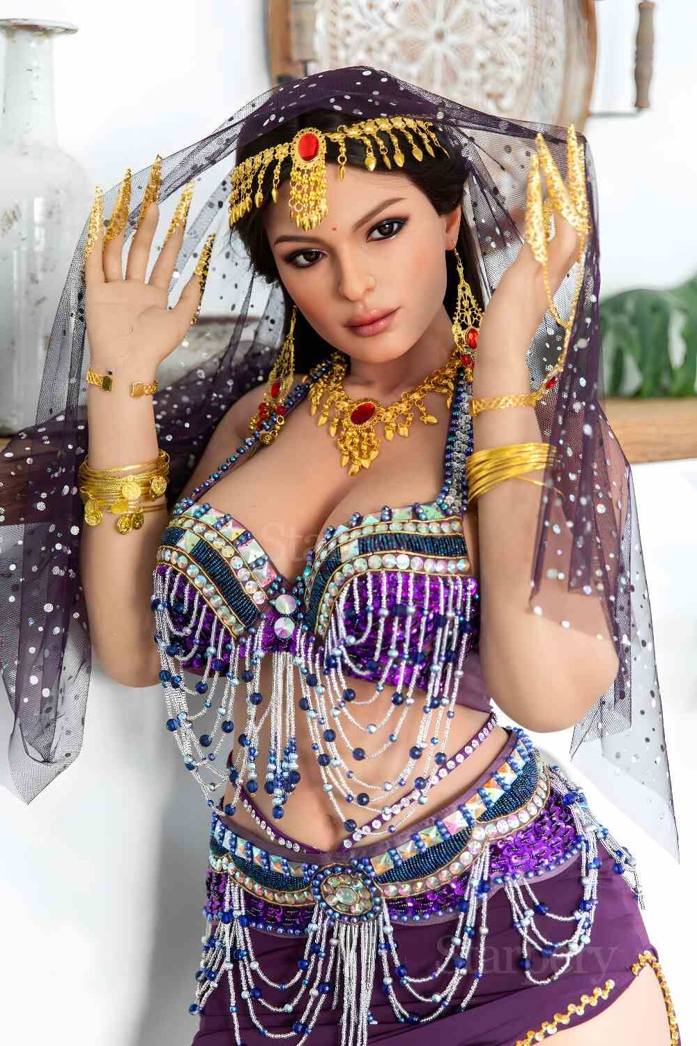 Picture of Starpery 165cm/5ft5 G-cup Silicone Head Sex Doll – Jameela