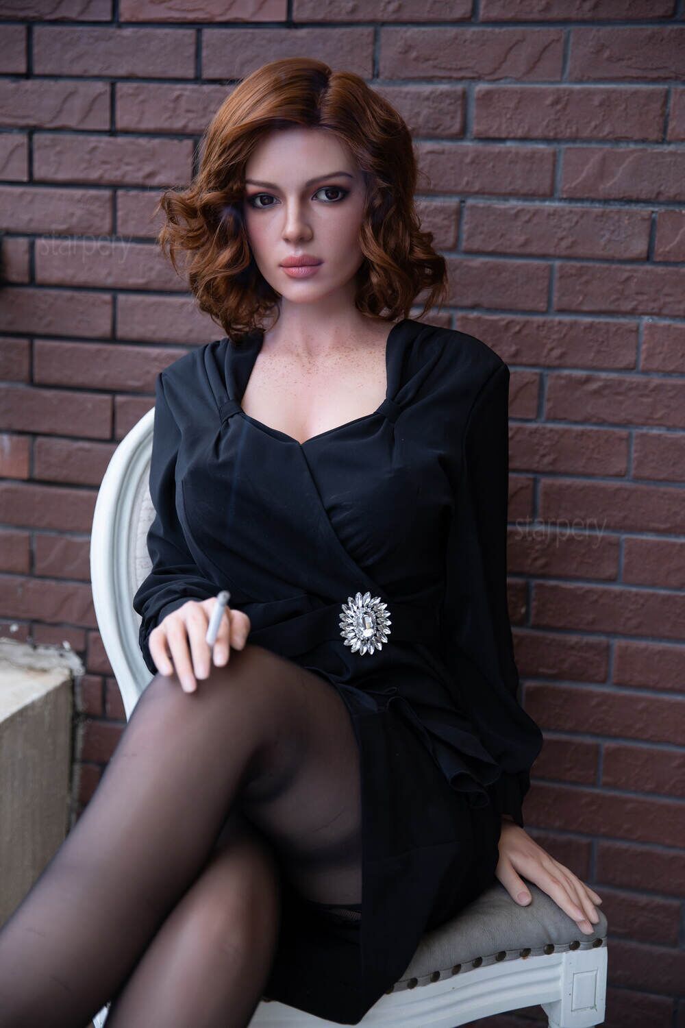 Picture of Starpery 172cm/5ft8 F-cup Silicone Head Sex Doll – Wayne Winstead
