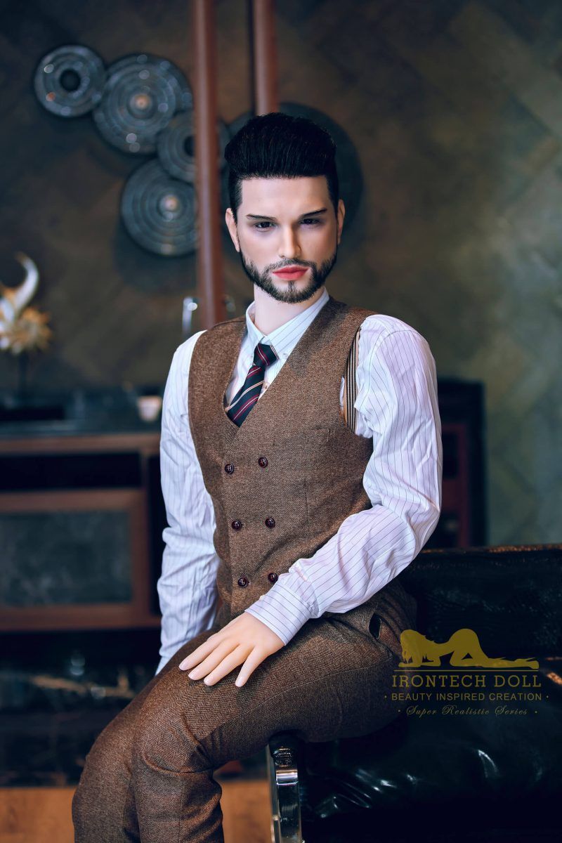 Picture of Irontech Doll Male Silicone Head & Tpe Body Sex Doll 162cm M1 Kevin