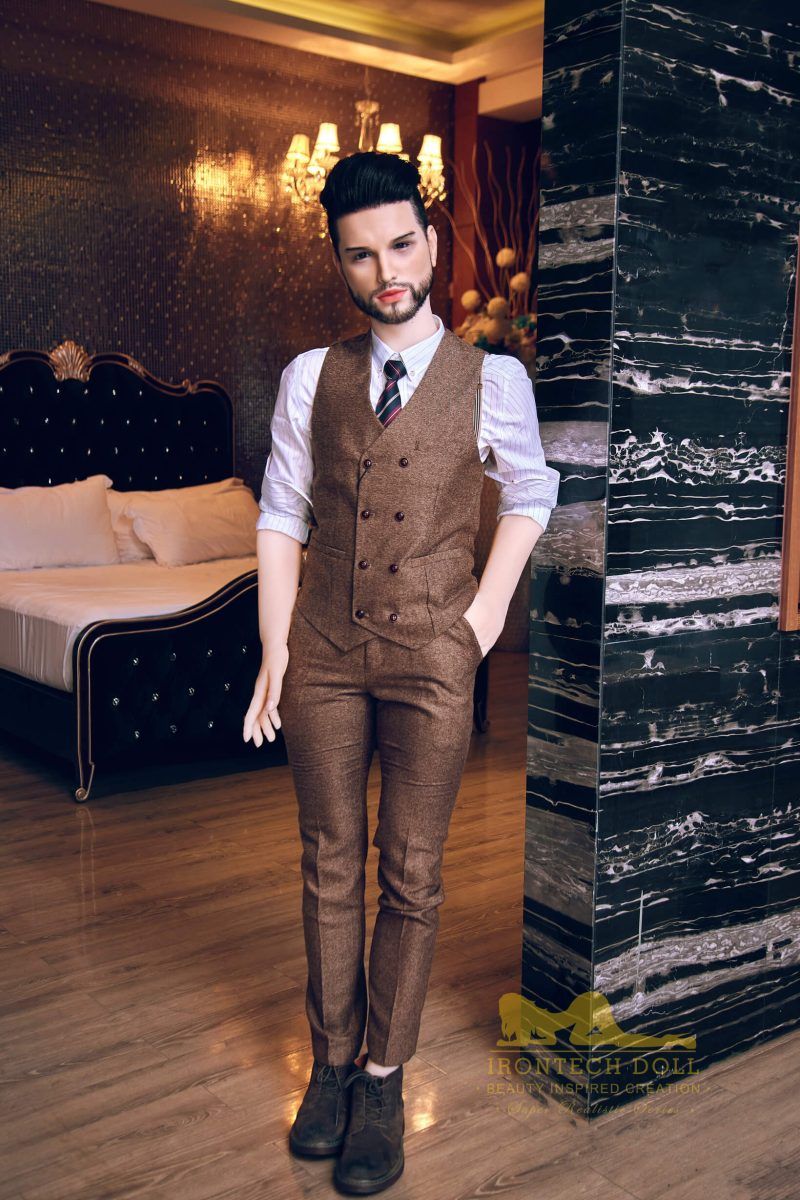 Picture of Irontech Doll Male Silicone Head & Tpe Body Sex Doll 162cm M1 Kevin