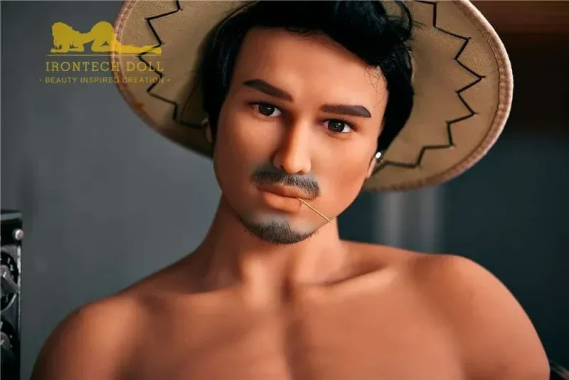 Picture of Irontech Male Torso Sex Doll TPE Kevin Tanned