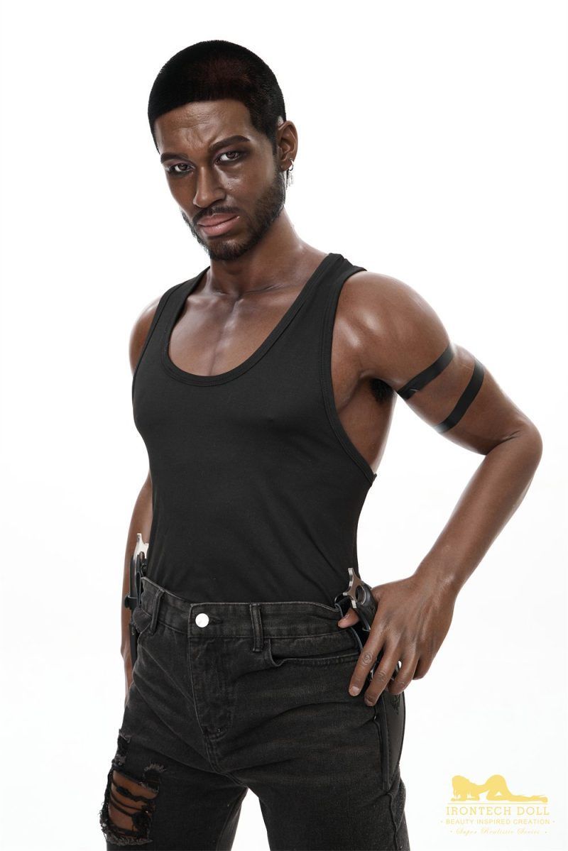 Picture of Irontech Black Male Love Doll 176cm M7 Bill