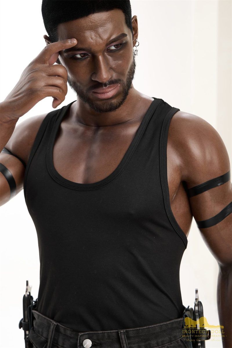 Picture of Irontech Black Male Love Doll 176cm M7 Bill