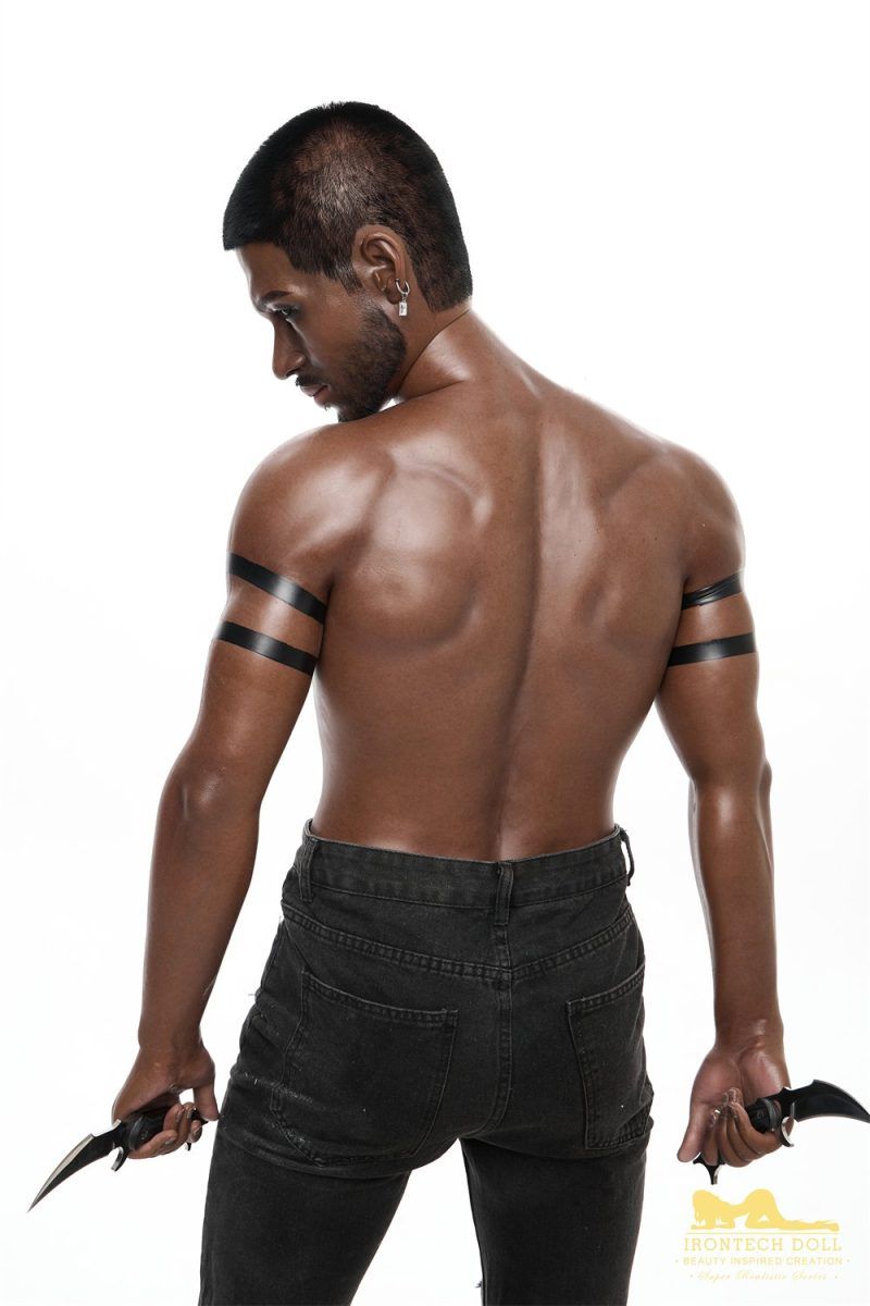 Picture of Irontech Black Male Love Doll 176cm M7 Bill