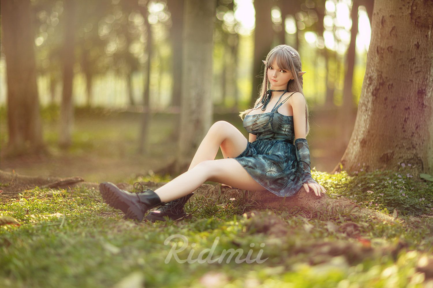 Picture of RIDMII Aggie Unique Design 5'3 FT(163cm) Genie Sex Doll Silicone Head Elf Big Breasts Adult Love Doll [In Stock | US Only]