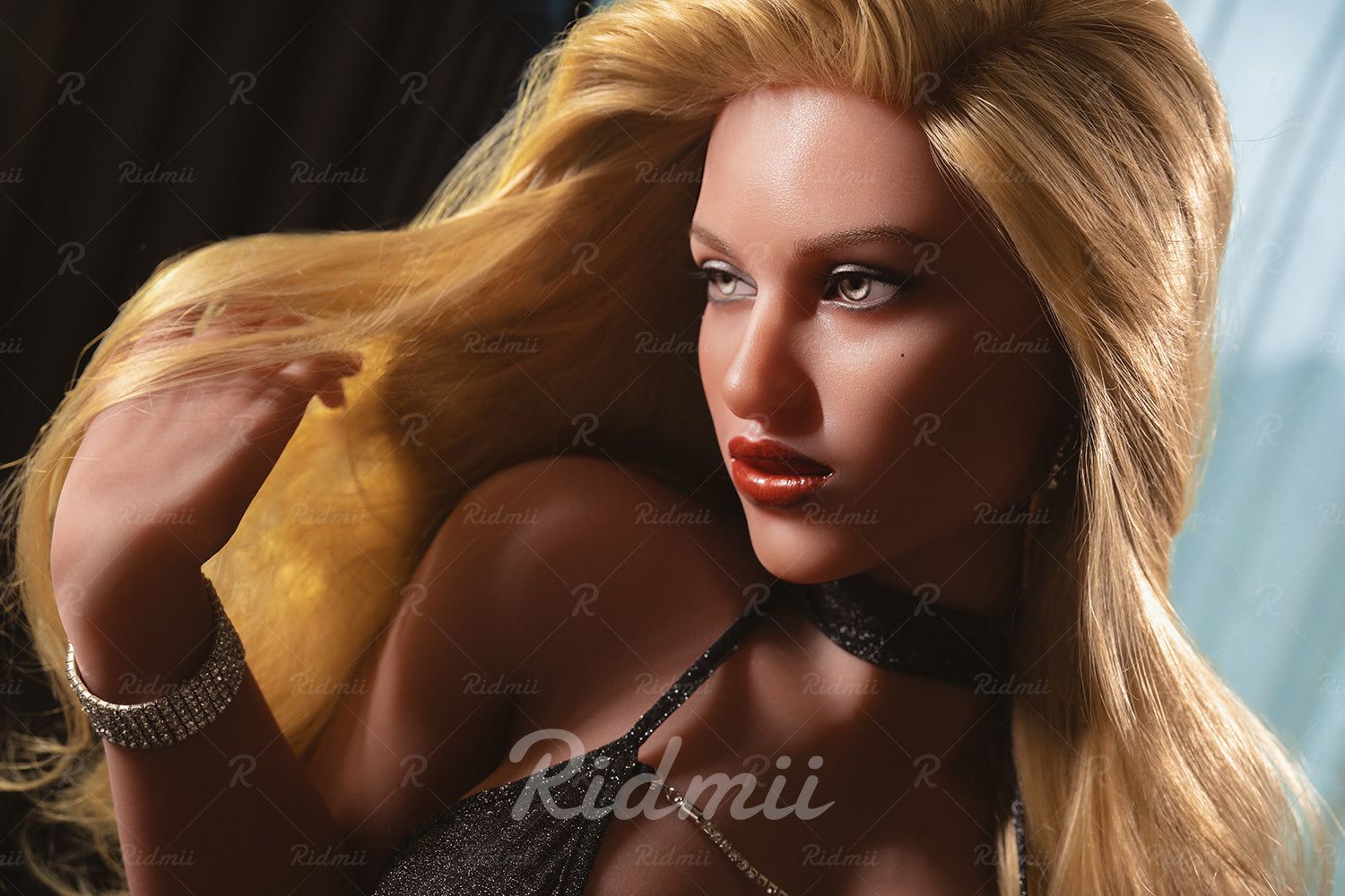 Picture of RIDMII Unique Design Hana 5'3 FT (160cm) Real Oral Sex Silicone Head TPE Body Sex Doll Milf Sexy Realistic Doll [In Stock | US Only]