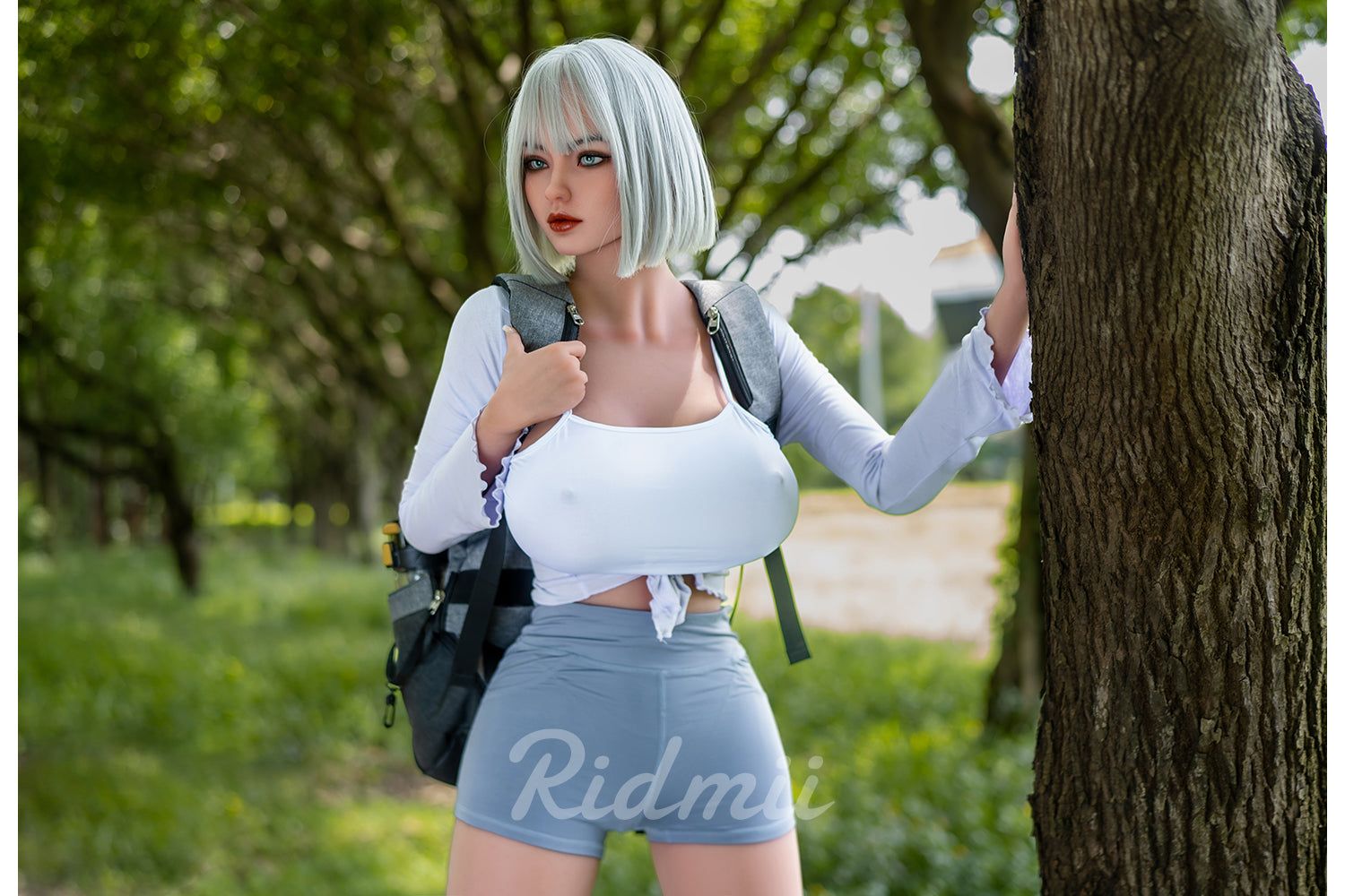 Picture of RIDMII Danica Unique Design 5'3 FT (161cm) #468 Silicone Head TPE Body Blowjob Realistic BBW Sex Doll [In Stock | US Only]