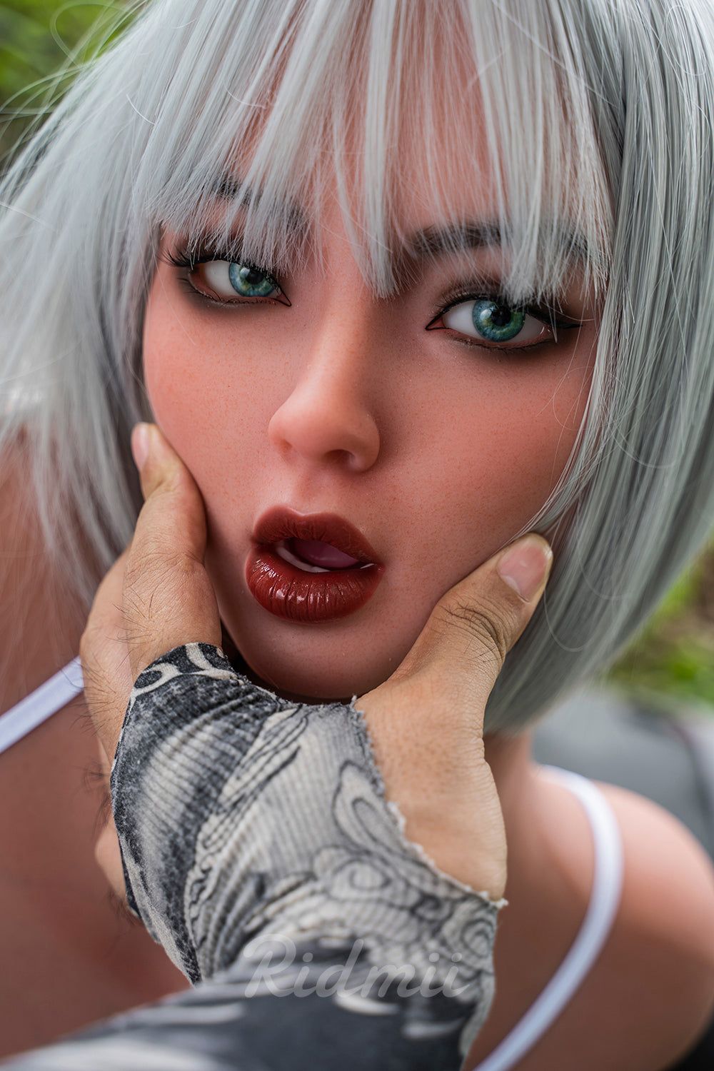 Picture of RIDMII Danica Unique Design 5'3 FT (161cm) #468 Silicone Head TPE Body Blowjob Realistic BBW Sex Doll [In Stock | US Only]