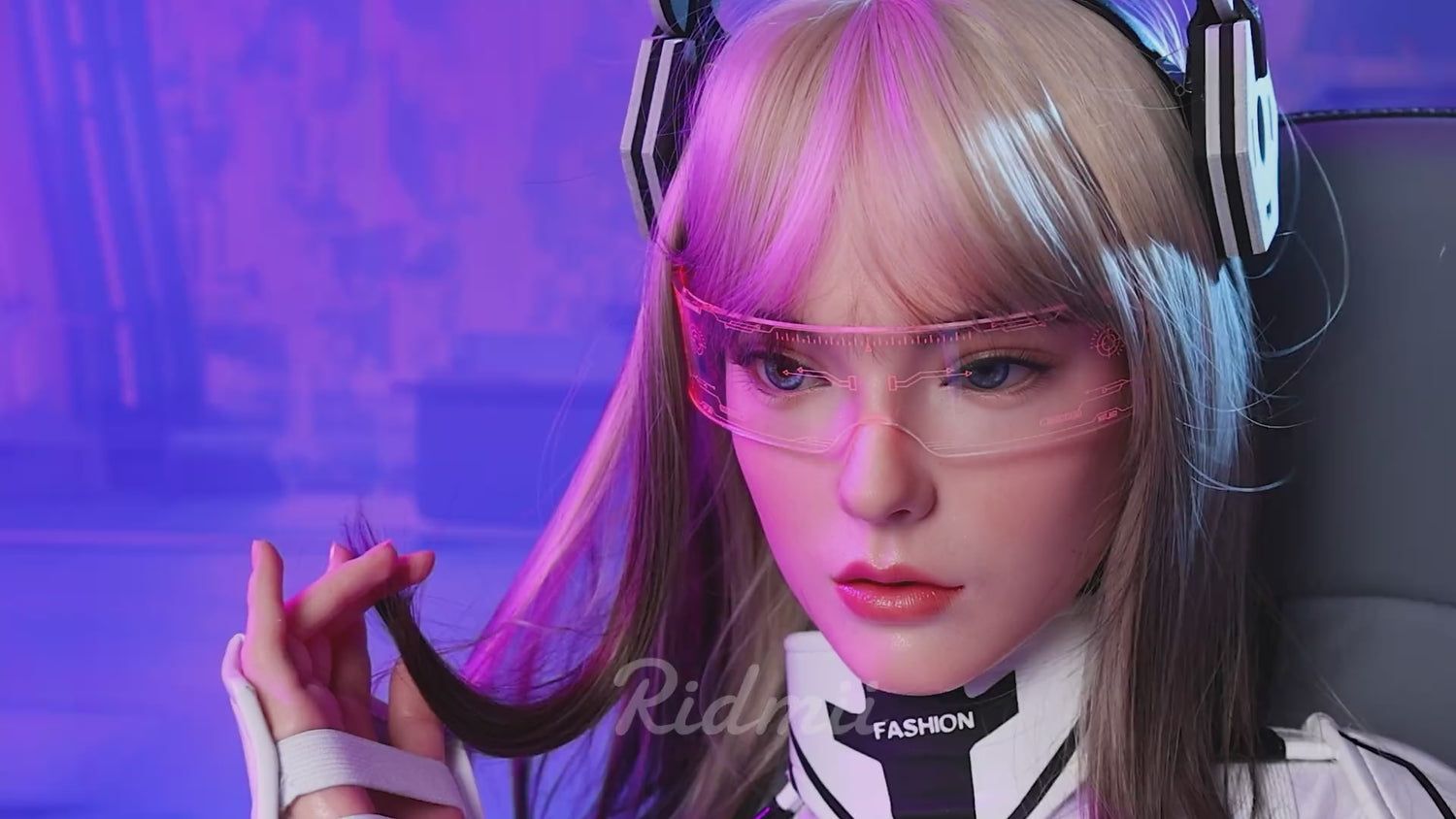 Picture of Ridmii Tenar Unique Design Silicone Head TPE Body Full Size AI Sex Doll with Wigs [In Stock | US Only]