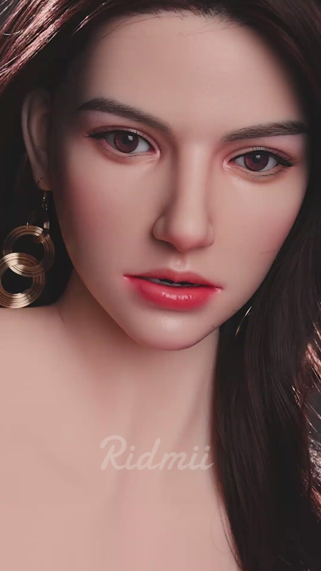 Picture of RIDMII Marissa Unique Design 5'5 FT (167cm) Movable Jaw TPE Body Real Oral Sex Soft Silicone Head Sex Doll BBW Buxom Blonde Beauty [In Stock | EU Only]