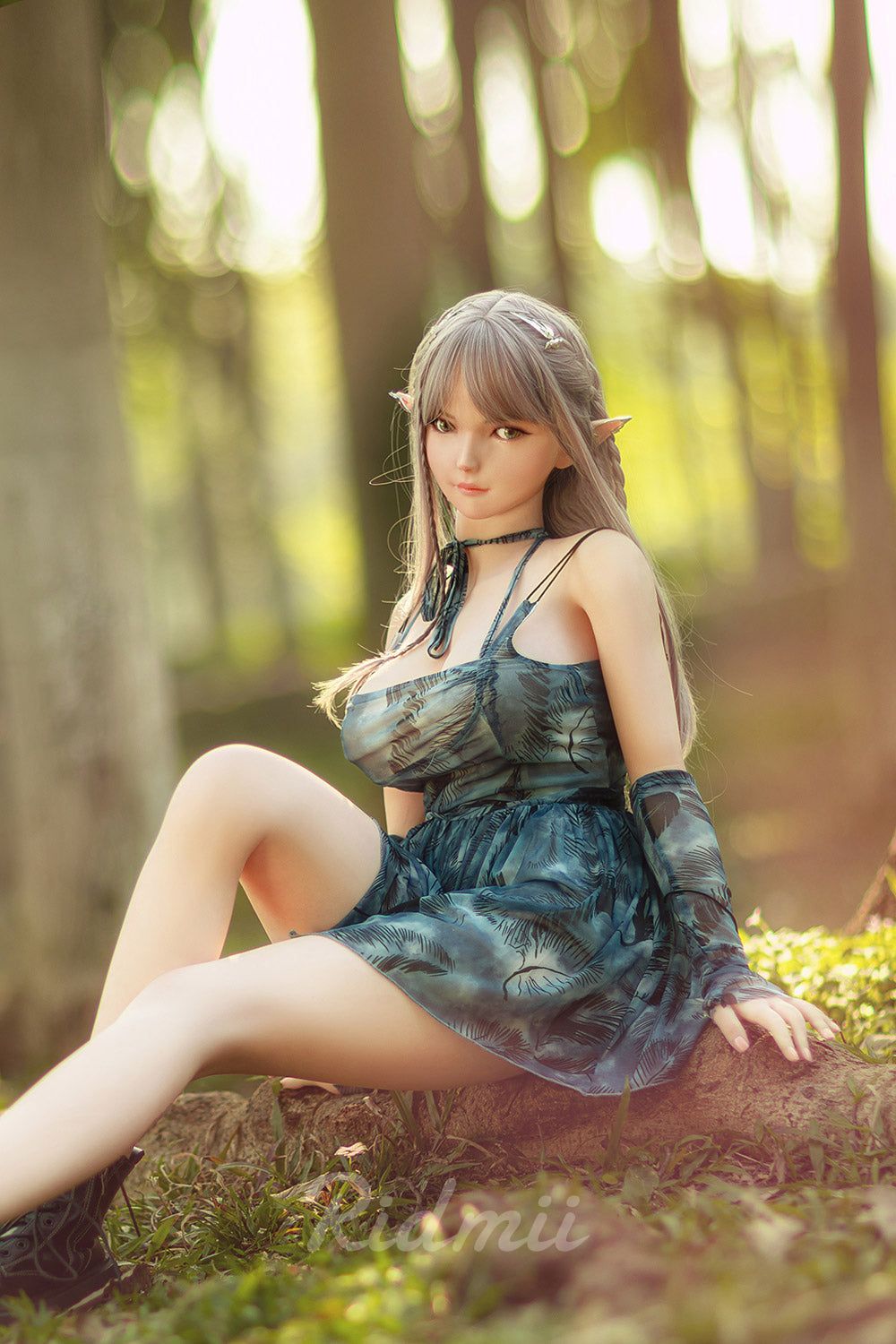 Picture of RIDMII Aggie Unique Design 5'3 FT(163cm) Genie Sex Doll Silicone Head Elf Big Breasts Adult Love Doll [In Stock | EU Only]