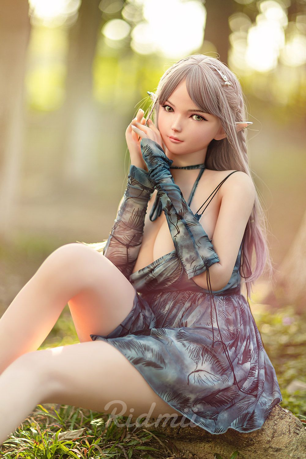 Picture of RIDMII Aggie Unique Design 5'3 FT(163cm) Genie Sex Doll Silicone Head Elf Big Breasts Adult Love Doll [In Stock | EU Only]