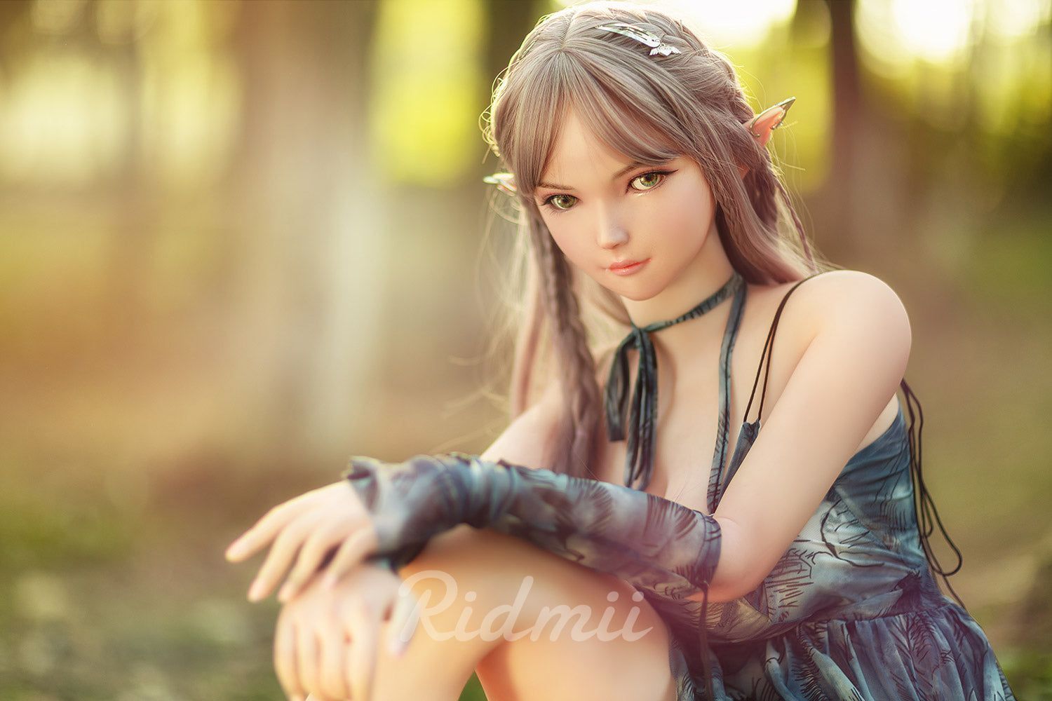 Picture of RIDMII Aggie Unique Design 5'3 FT(163cm) Genie Sex Doll Silicone Head Elf Big Breasts Adult Love Doll [In Stock | EU Only]