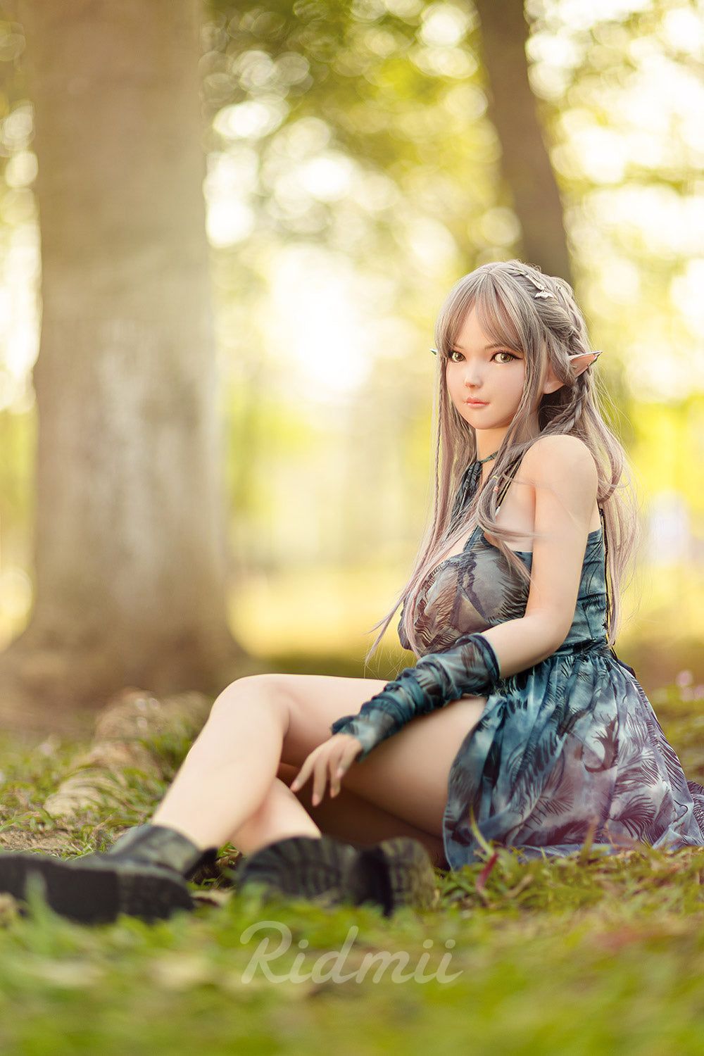 Picture of RIDMII Aggie Unique Design 5'3 FT(163cm) Genie Sex Doll Silicone Head Elf Big Breasts Adult Love Doll [In Stock | EU Only]