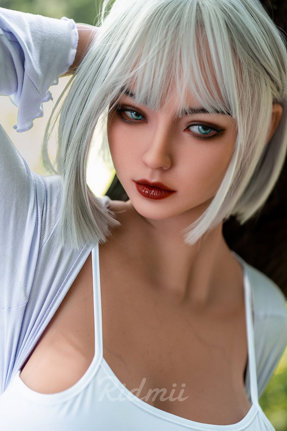 Picture of RIDMII Danica Unique Design 5'3 FT (161cm) #468 Silicone Head TPE Body Blowjob Realistic BBW Sex Doll [In Stock | EU Only]