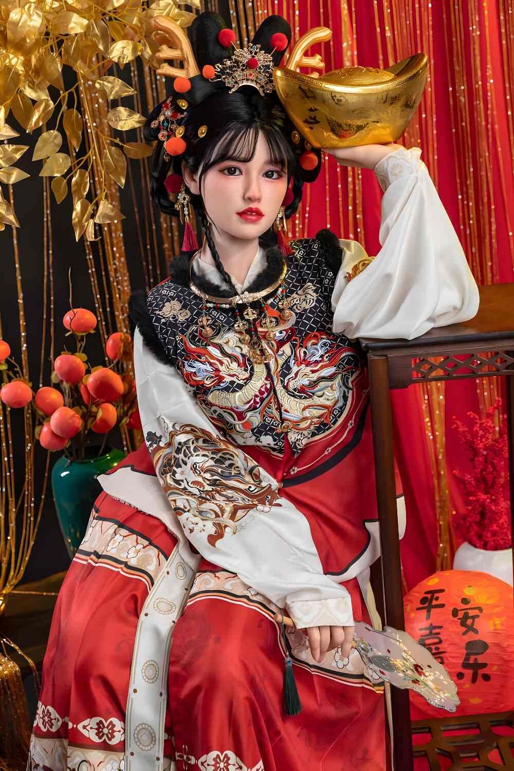 Picture of Starpery 169cm/5ft7 C-cup Silicone Head Sex Doll – Wushi