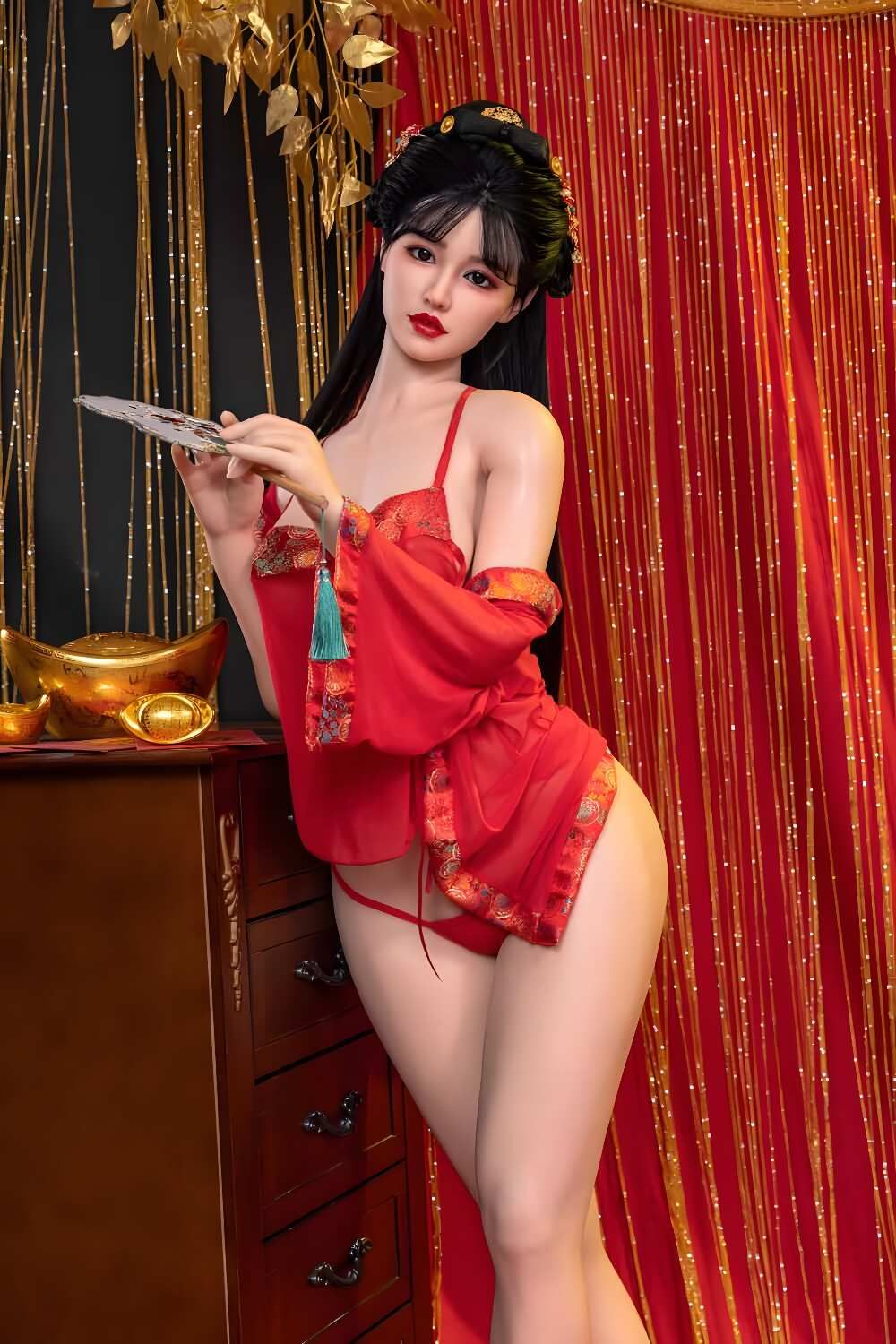 Picture of Starpery 169cm/5ft7 C-cup Silicone Head Sex Doll – Wushi