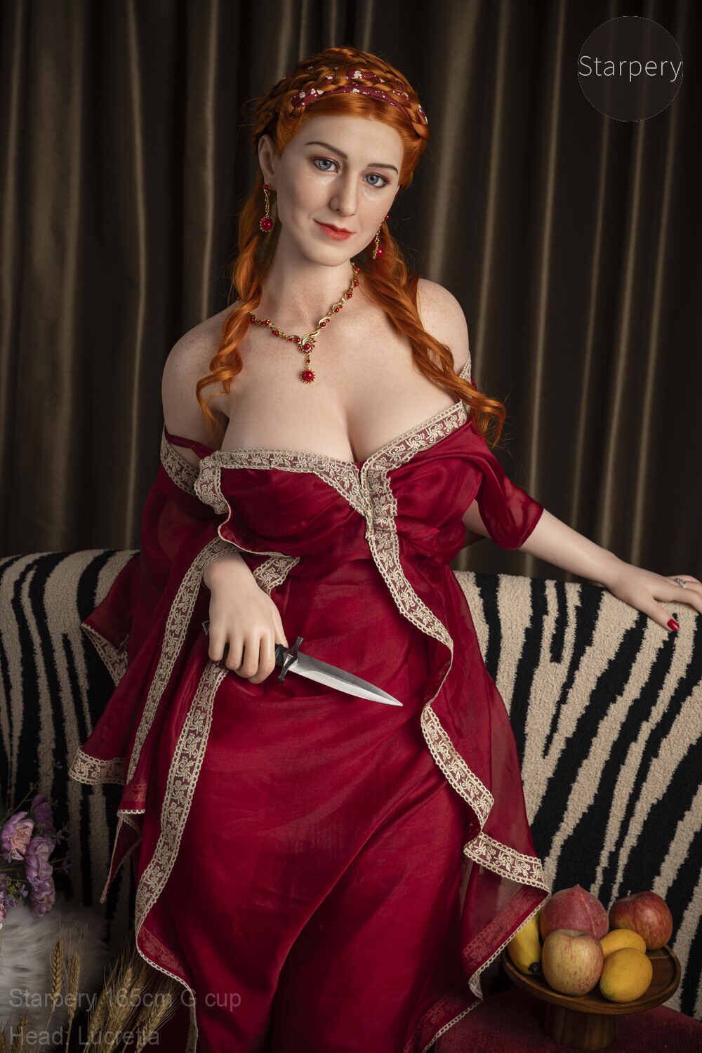Picture of Starpery 165cm/5ft5 G-cup Silicone Head Sex Doll – Lucretia