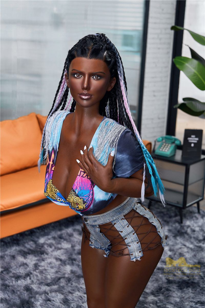 Picture of Irontech Doll Silicone Ebony Sex Doll 160cm S13 Celine