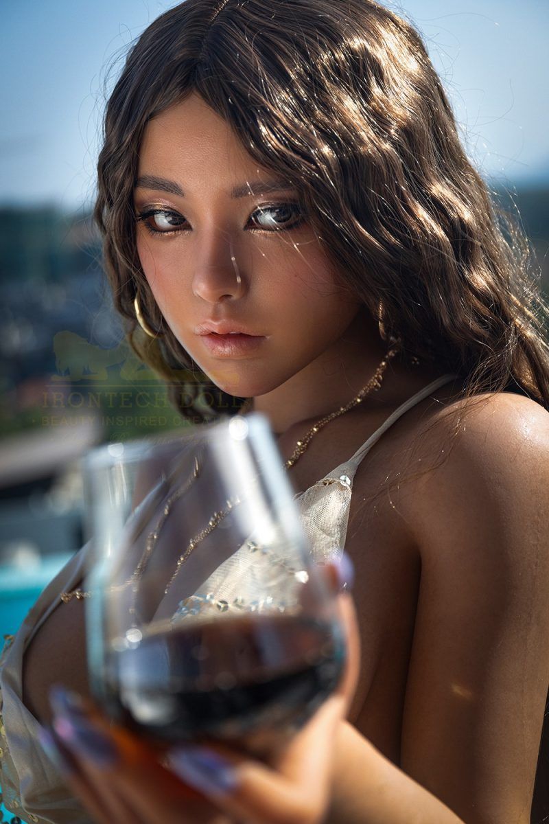 Picture of Irontech Doll Curly Hair Tan Sex Doll 164cm S40 Eileen