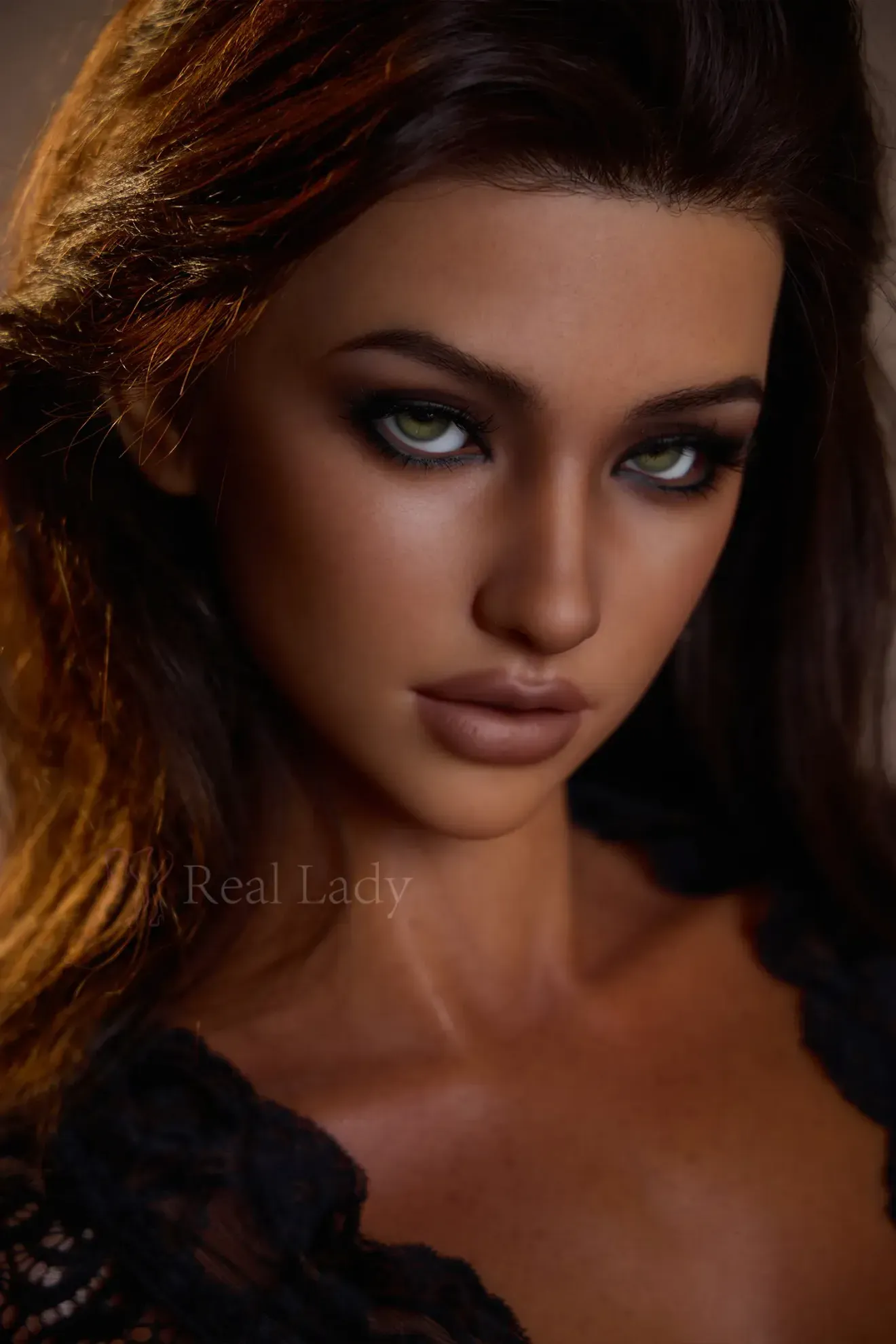 Picture of Custom Sex Doll RL150 R8 Lena Dark Tanned