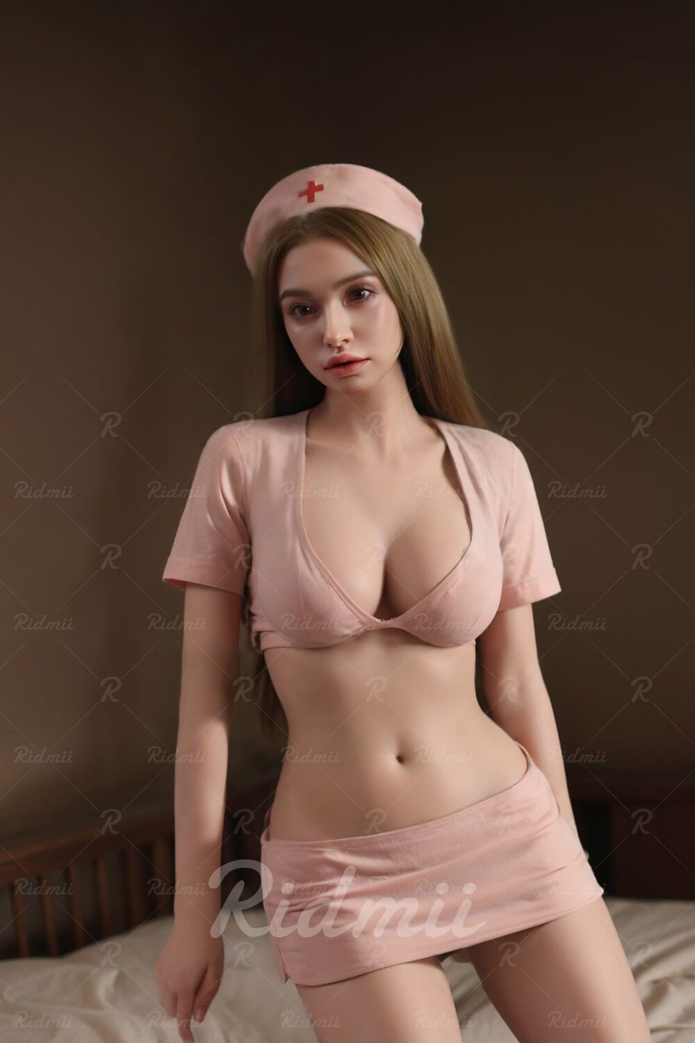 Picture of RIDMII 165cm/5ft4" Nurse Hybrid Silicone Head & TPE Body Sex Doll - Vanna