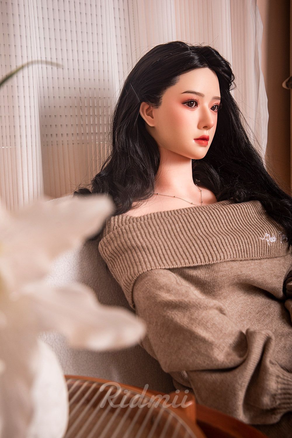 Picture of Ridmii - 163cm (5ft3") Asian Hybrid Sex Doll Silicone Head & TPE Body - Muncey
