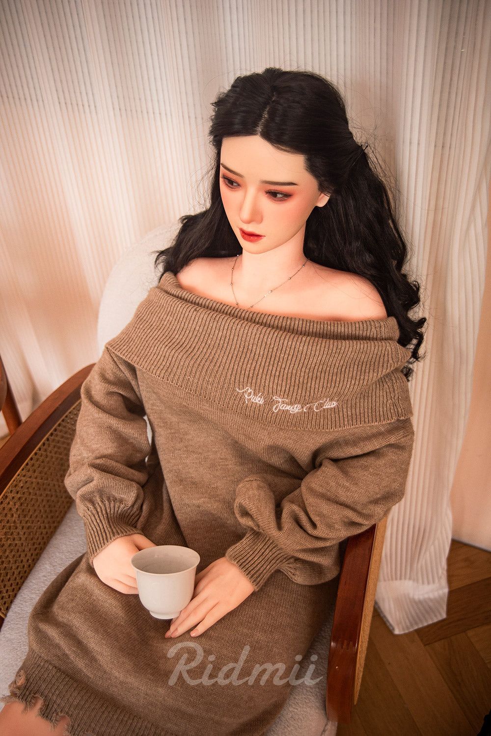 Picture of Ridmii - 163cm (5ft3") Asian Hybrid Sex Doll Silicone Head & TPE Body - Muncey