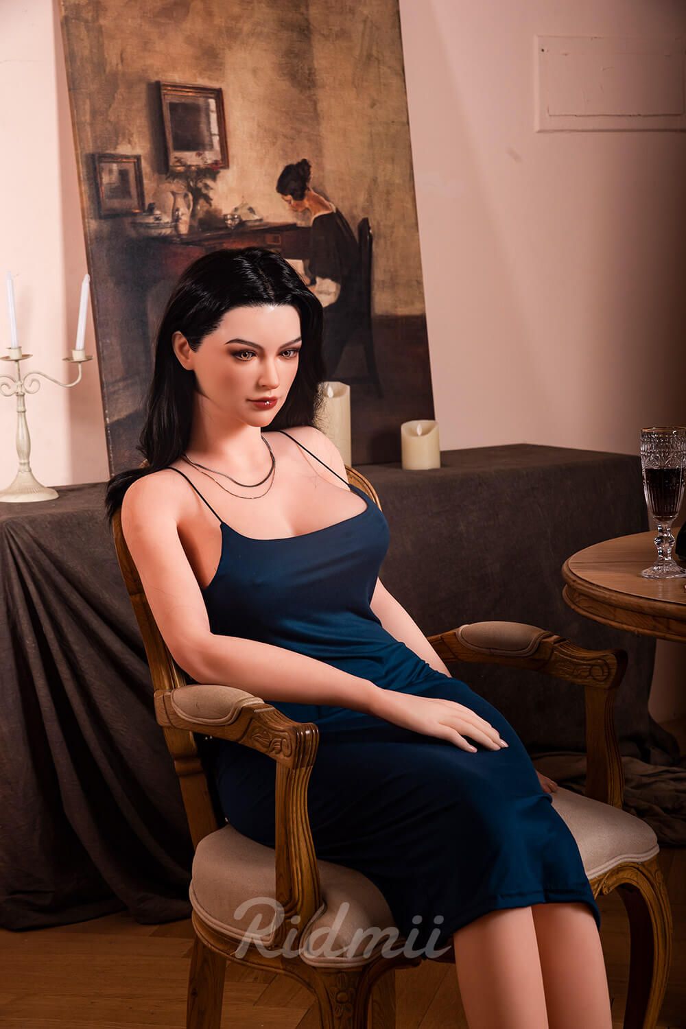 Picture of Ridmii - 163cm (5ft3") Hybrid Sex Doll Silicone Head & TPE Body - Karyn