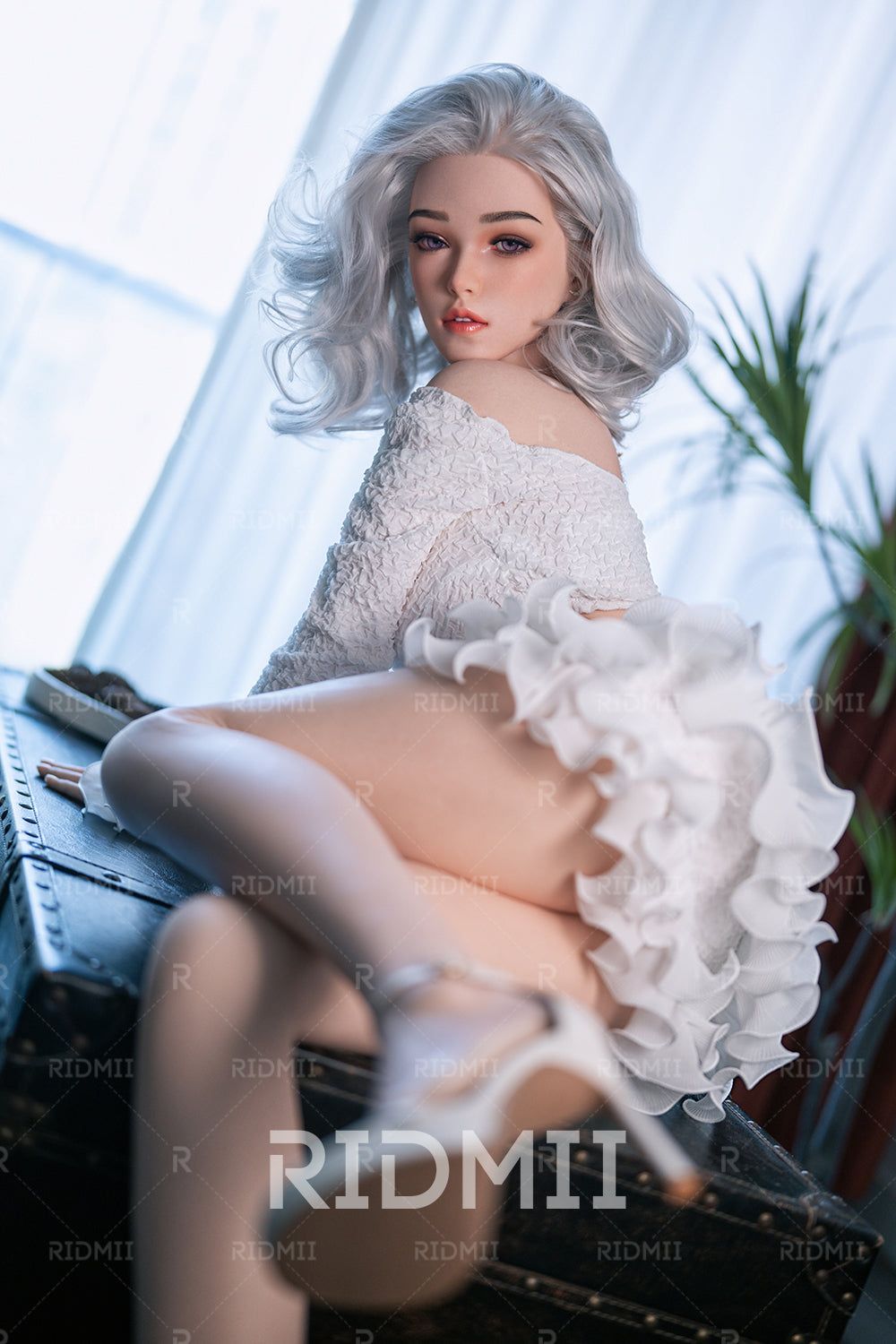 Picture of RIDMII Arin Unique Design 5'4 FT (164cm) Full Silicone Realistic Female Sex Doll with Sexy Body and Quiet Demeanor