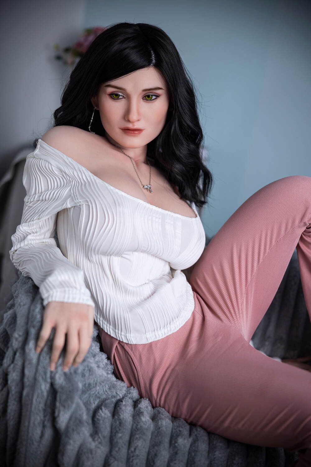 Picture of 170cm/5ft7 D-cup Silicone Head Sex Doll – Han Yuluo