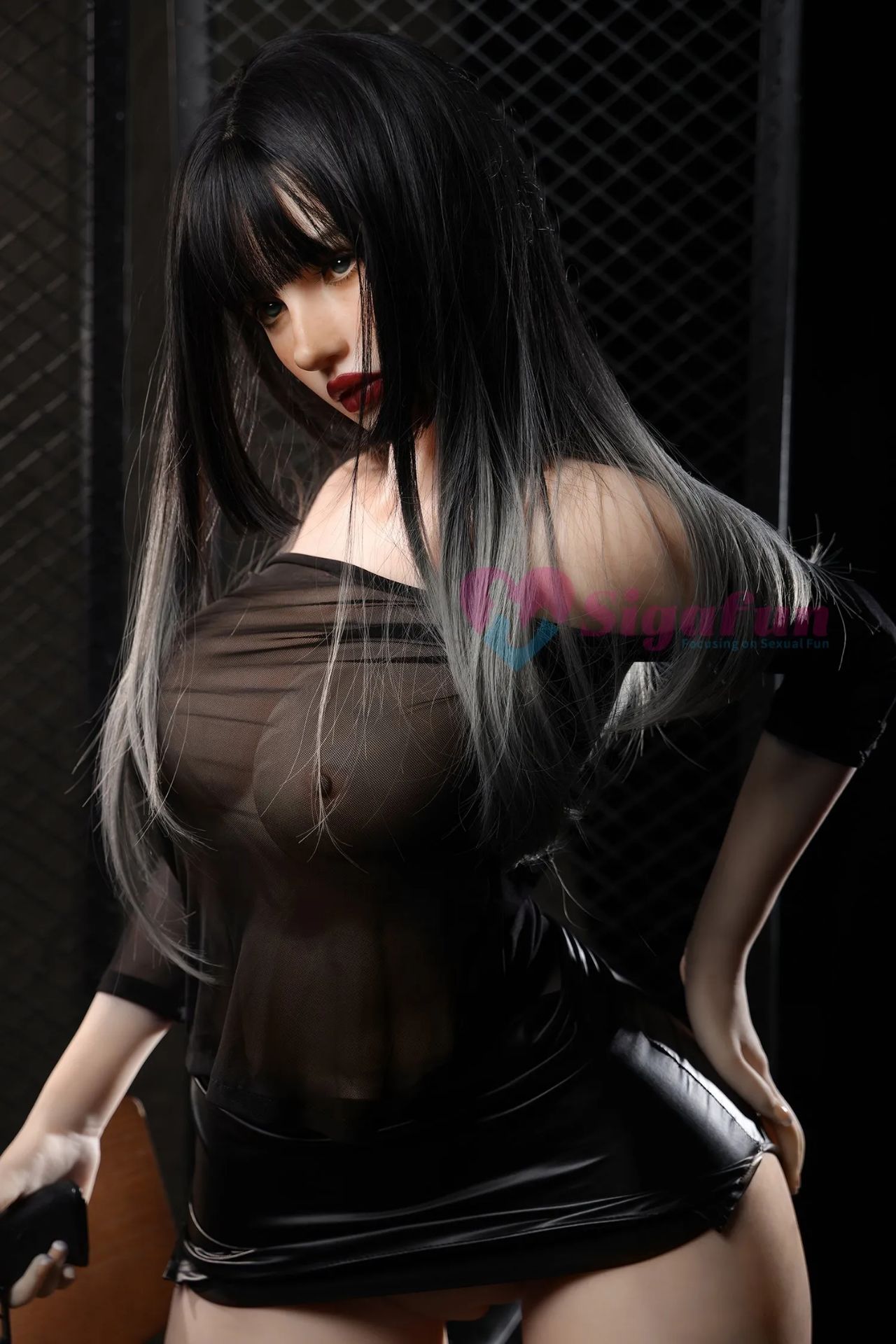 Picture of Sigafun 164CM Real Lifelike Sex Doll Cecily Cool Secret Agent [In Stock | EU Only]