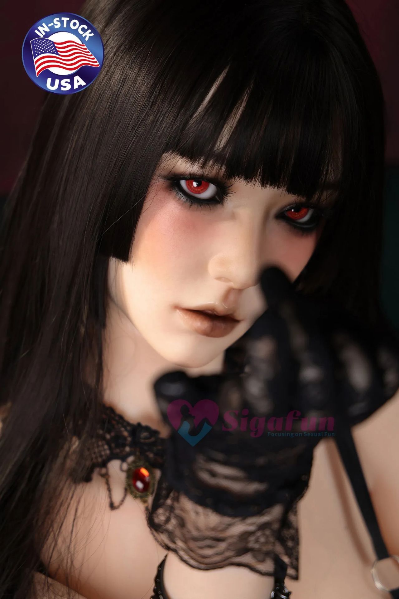 Picture of Sigafun 164CM Robotic Sex Doll Yuri Gothic Beauty [In Stock | EU Only]