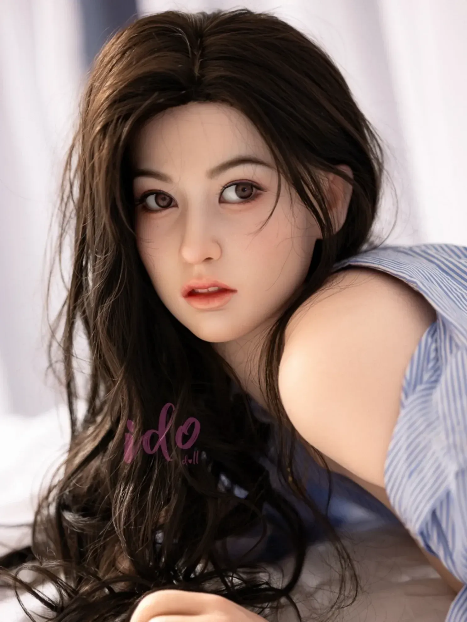 Picture of 【Christmas Exclusive: Free Photo Outfit with Purchase】167cm/5ft6 F-cup White Skin Silicone BBW Sex Doll ID8