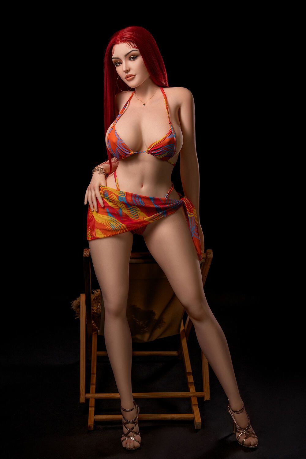 Picture of 169cm/5ft7 D-cup Silicone Head Sex Doll – Valda