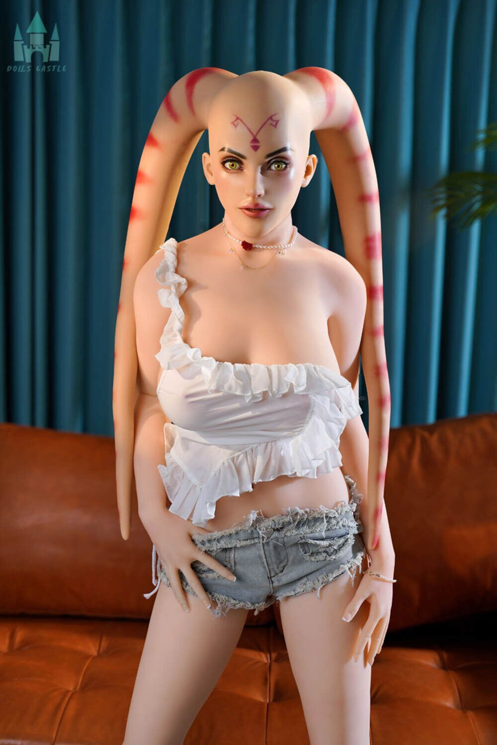Picture of 165cm/5ft5 F-cup Silicone Head Sex Doll – Marry Frank