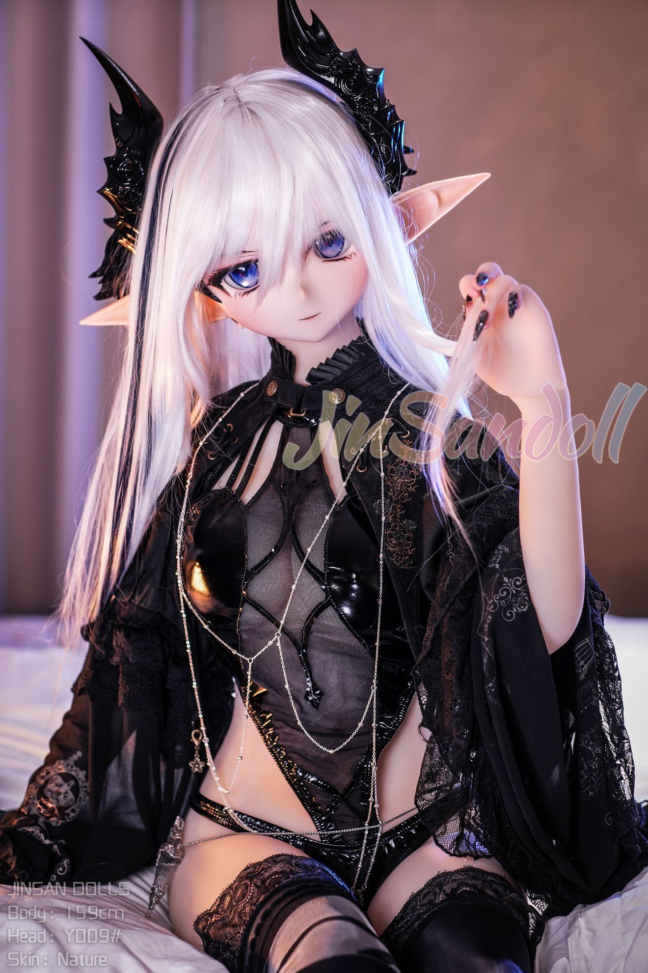 Picture of 5ft3/159cm B Cup PVC Head TPE Sex Doll - Elita