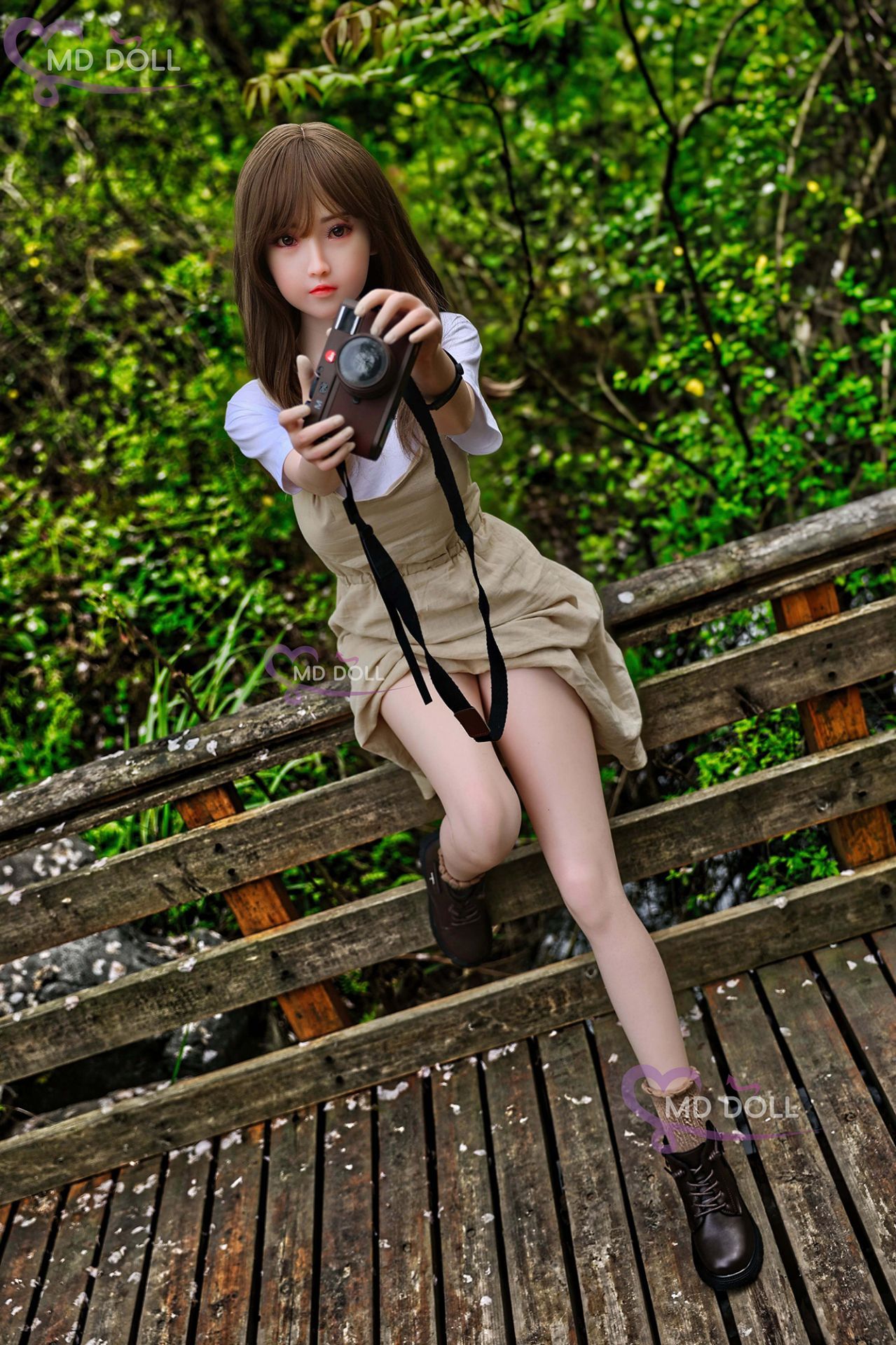 Picture of 150cm / 4ft9 D-cup Angela full silicone sex doll (M-2)
