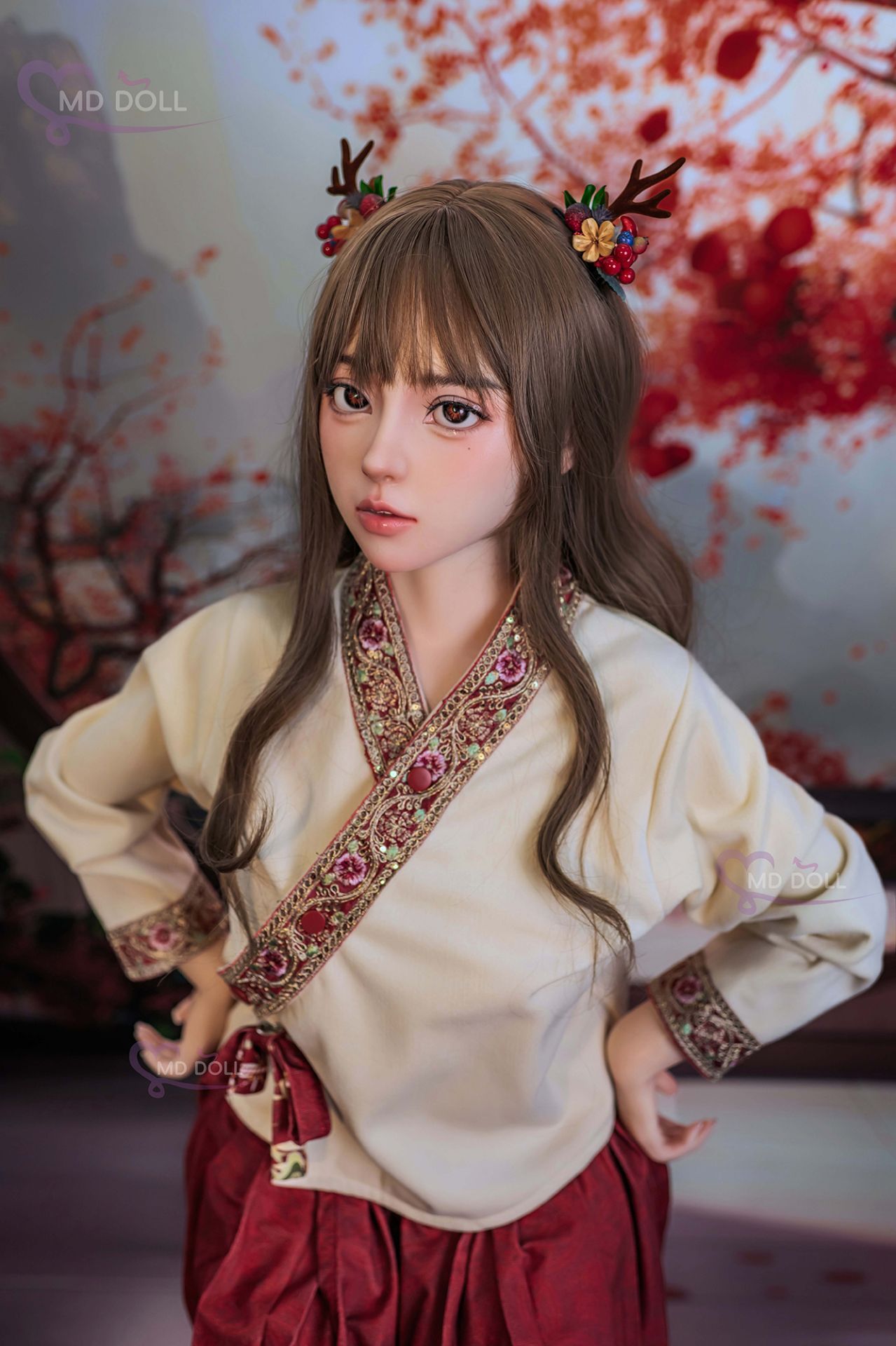 Picture of 150cm / 4ft9 D-cup Celine full silicone sex doll (M-15)