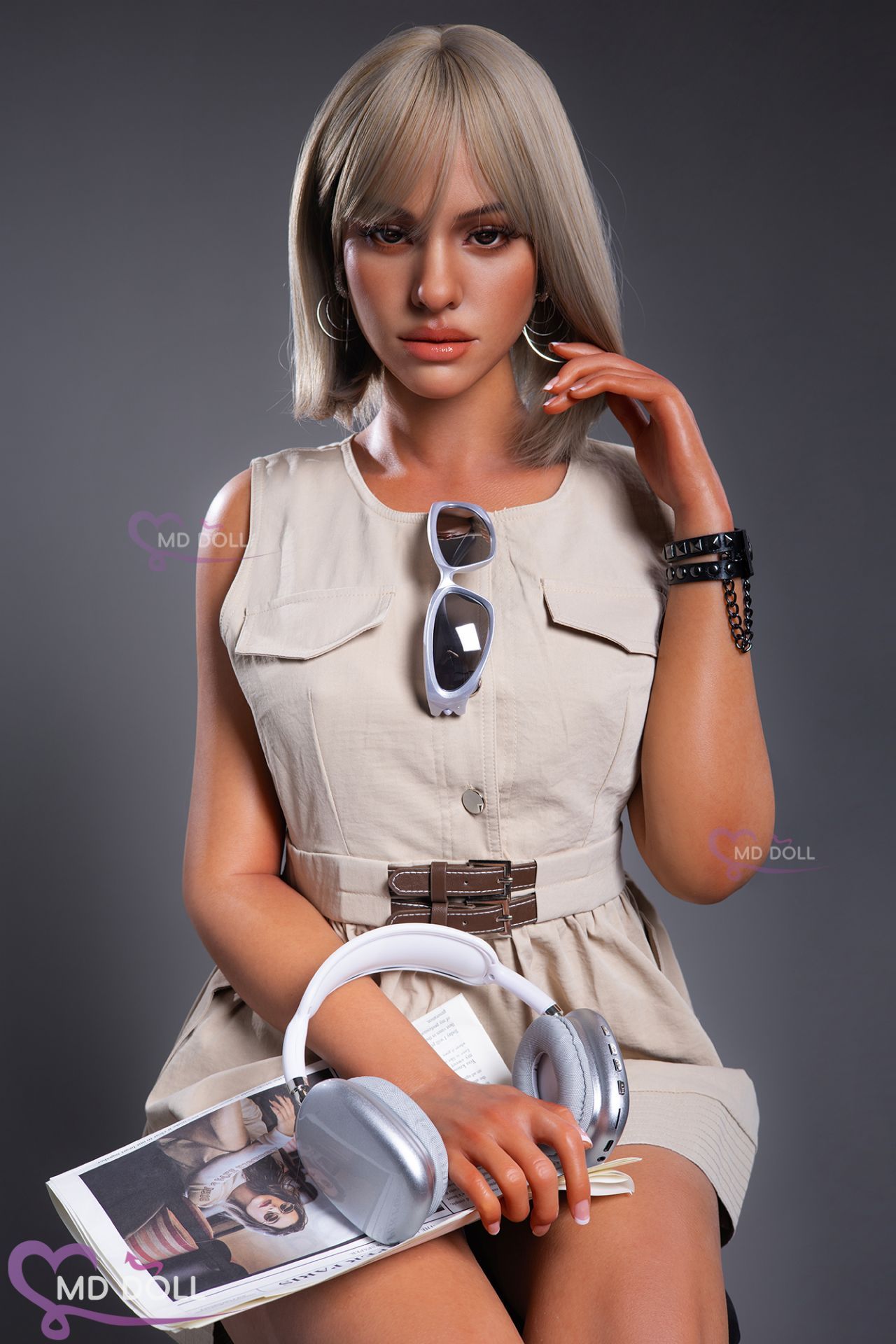 Picture of 166cm / 5ft45 D-cup Sally full silicone sex doll (M-33)