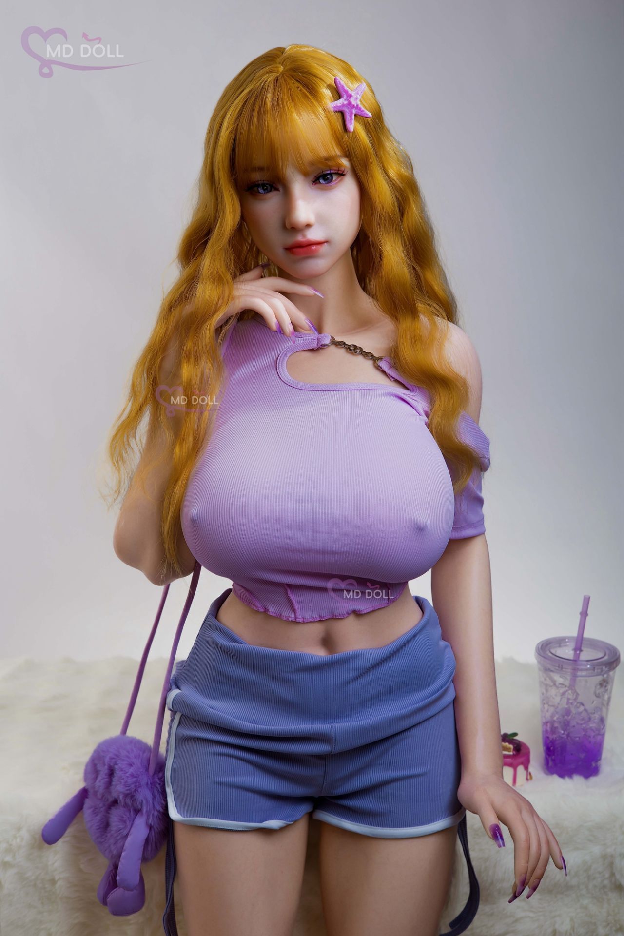 Picture of 164cm / 5ft4 J-cup Chloe full silicone sex doll (M-26)
