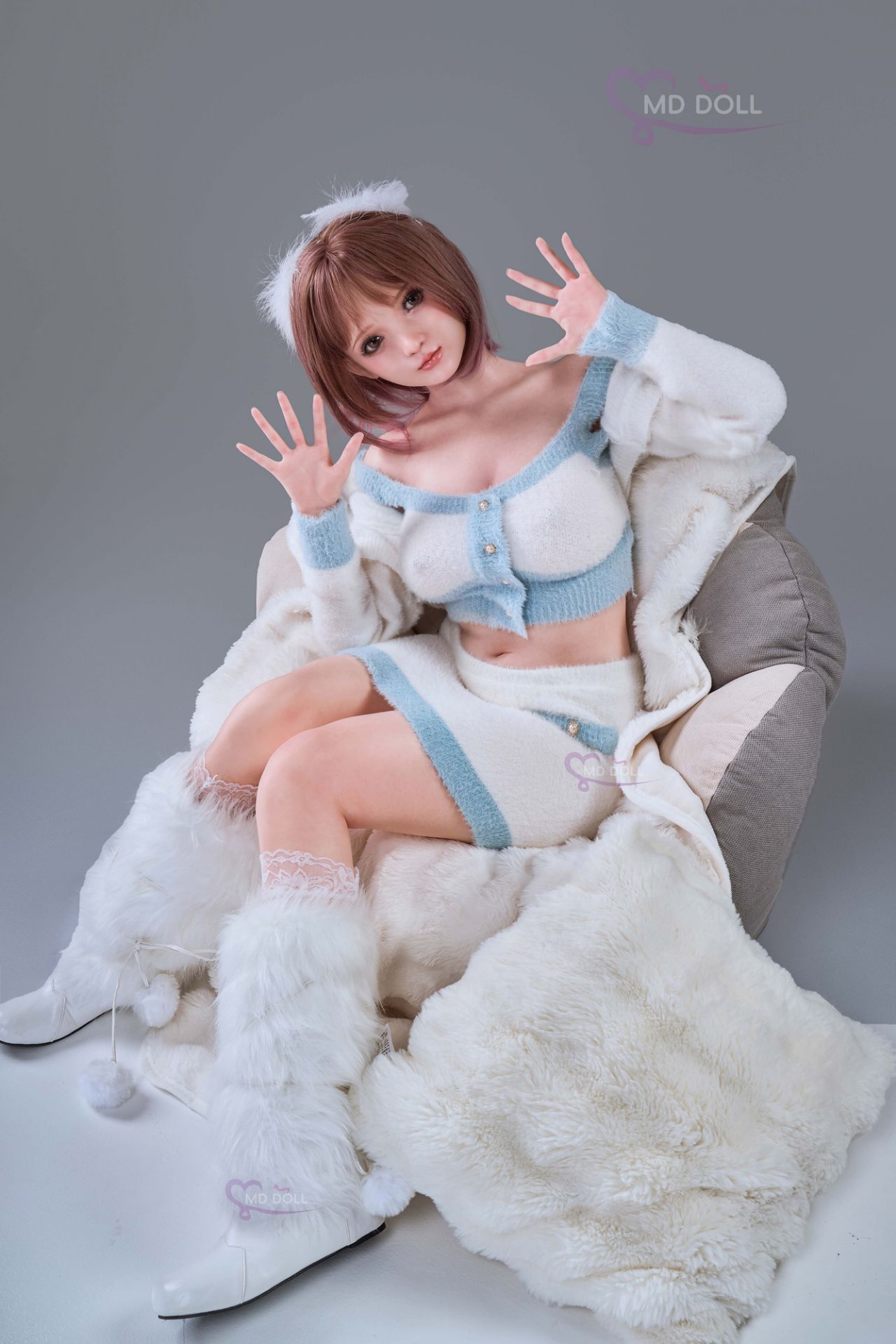 Picture of 150cm / 4ft9 D-cup LILY full silicone sex doll (M-21A)