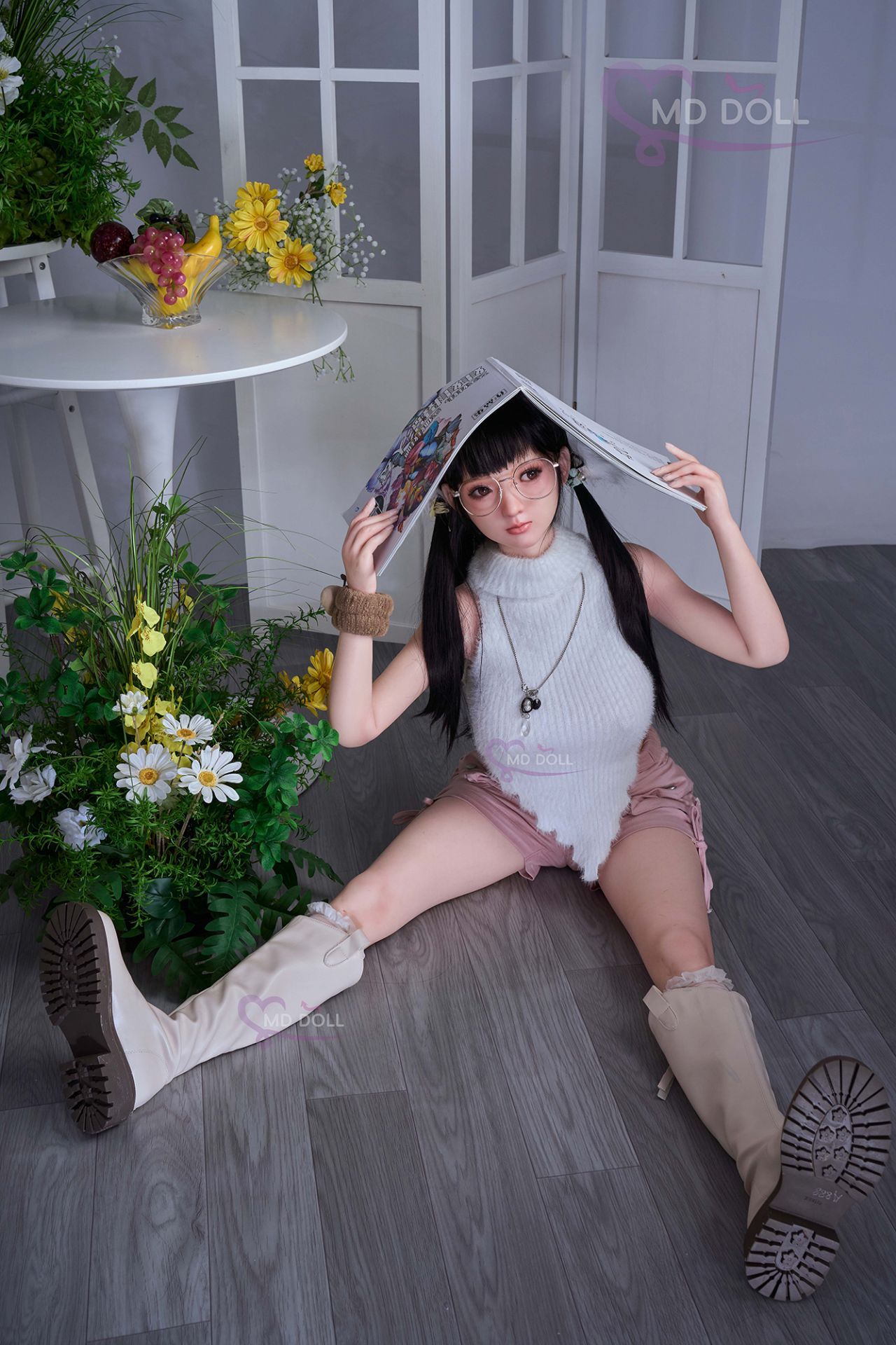 Picture of 150cm / 4ft9 D-cup Lily full silicone sex doll (M-21)