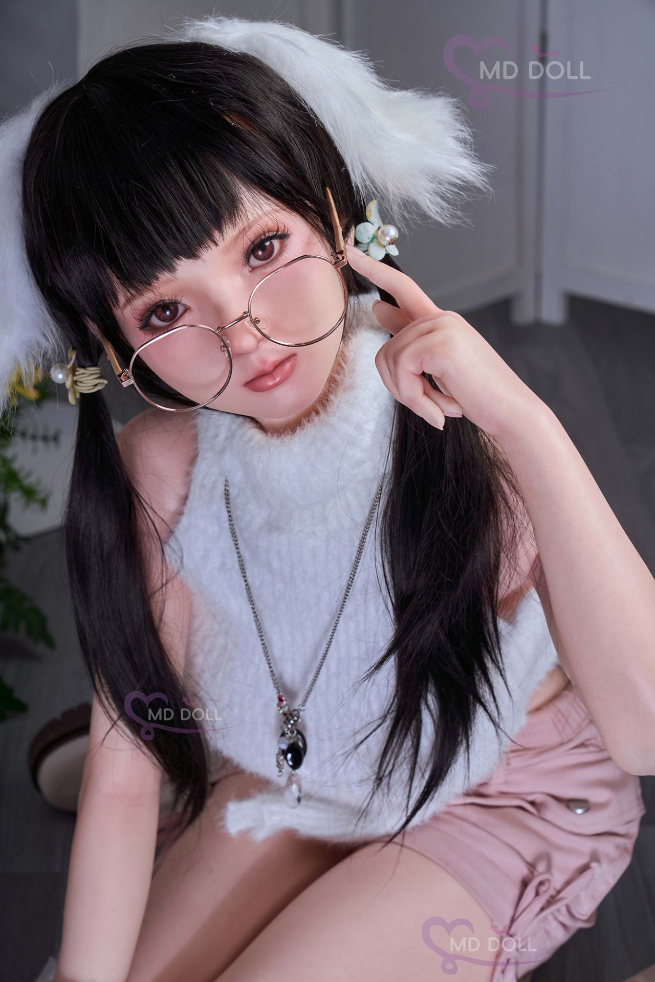 Picture of 150cm / 4ft9 D-cup Lily full silicone sex doll (M-21)