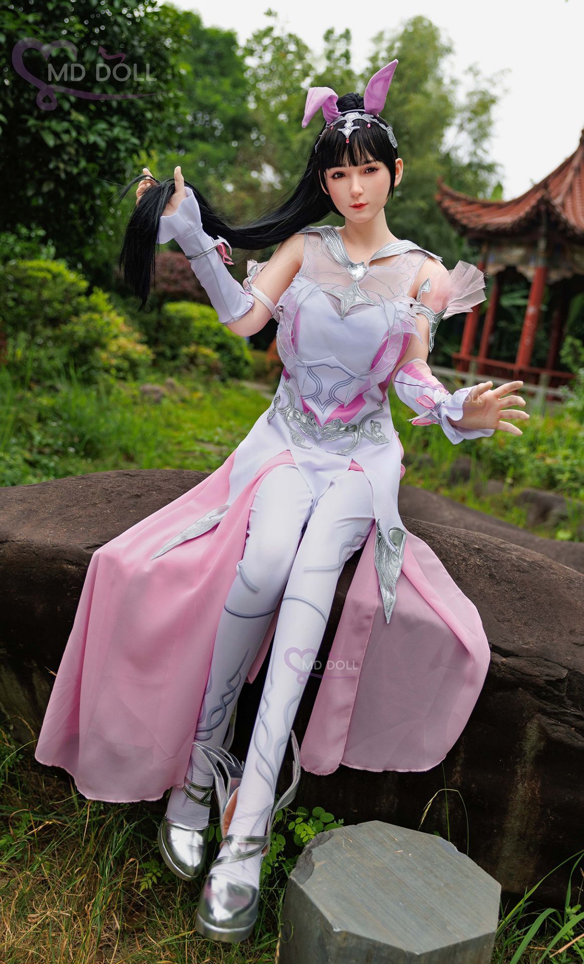 Picture of 150cm / 4ft9 D-cup Mabel full silicone sex doll (M-10A)