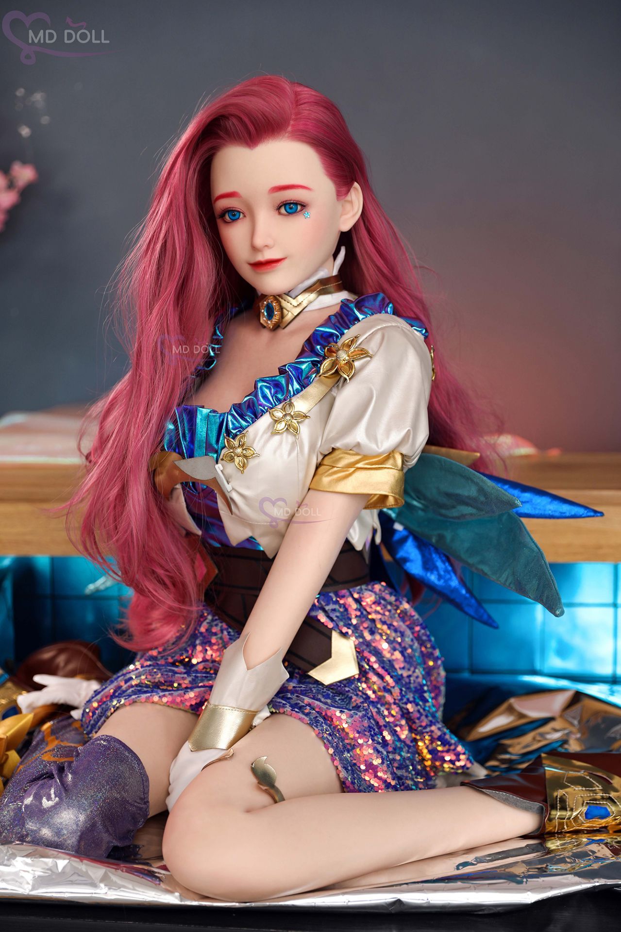 Picture of 150cm / 4ft9 D-cup Amelia full silicone sex doll (M-8)