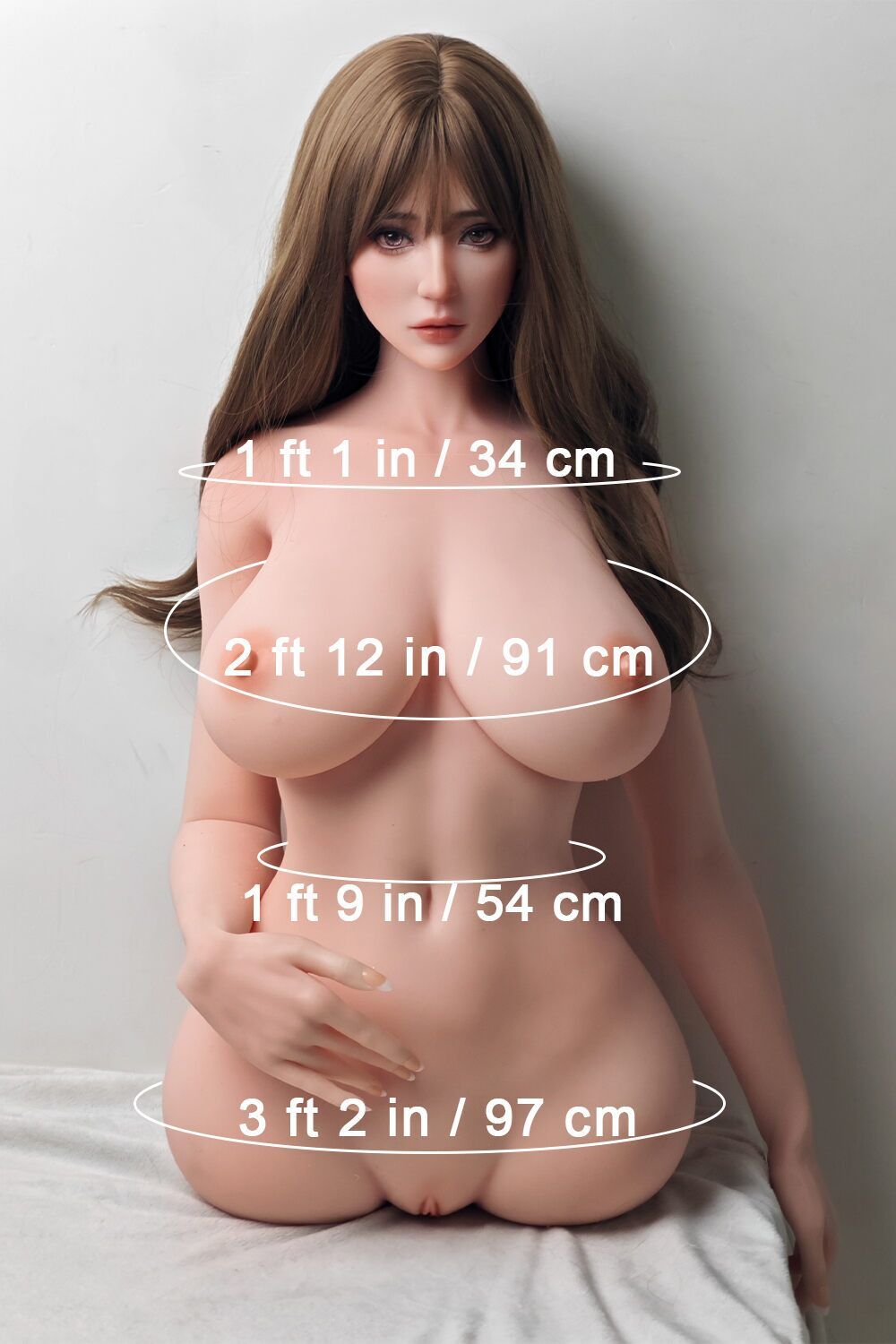 Picture of 83cm/2ft9 H-cup Silicone Torso Sex Doll – Eguchi Masami
