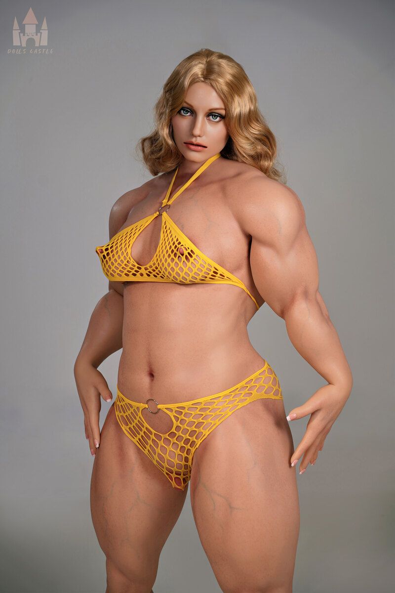 Picture of 160cm/5ft3 B-cup Muscular Silicone Sex Doll – Stella