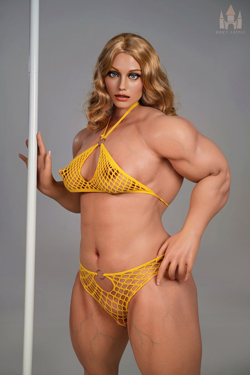 Picture of 160cm/5ft3 B-cup Muscular Silicone Sex Doll – Stella