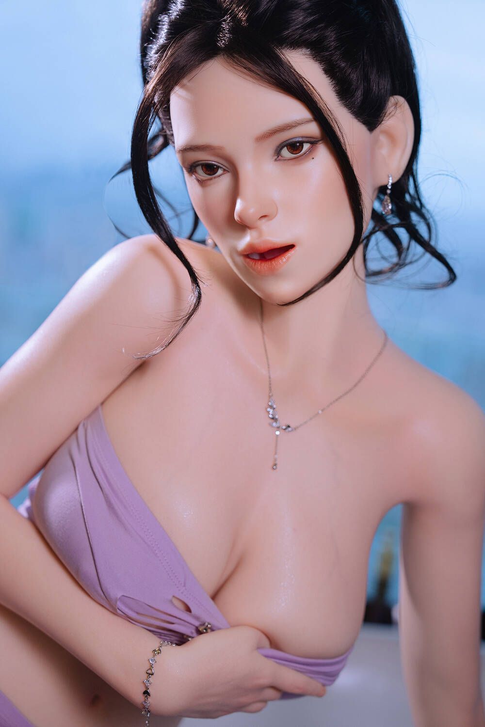 Picture of 166cm/5ft5 D-cup Silicone Sex Doll – Fannie Sane